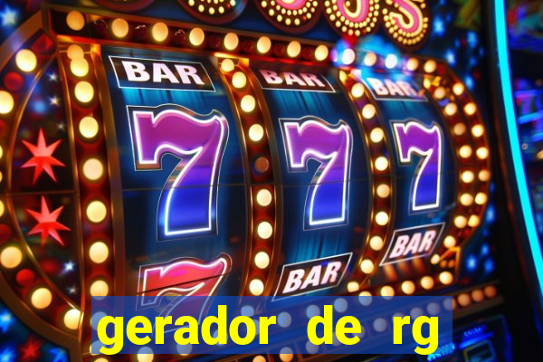 gerador de rg frente e verso